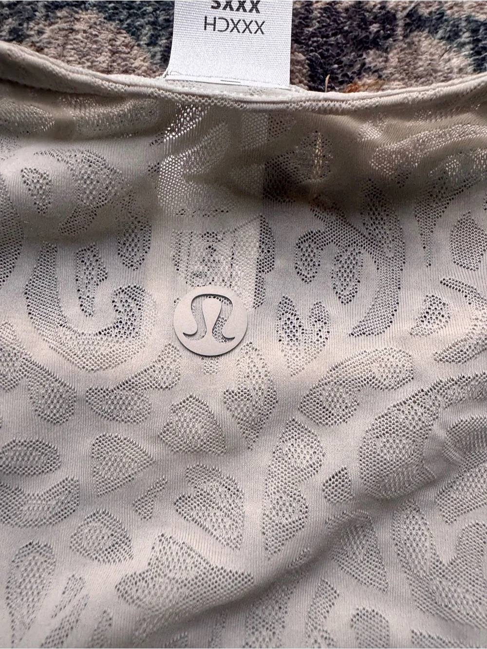 lululemon athletica Paisley Lace Bandeau Long-Sleeve Cropped Top
